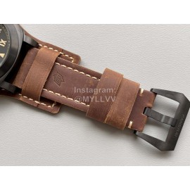 Panerai Coffee Leather Calfskin Strap Watch Pam779