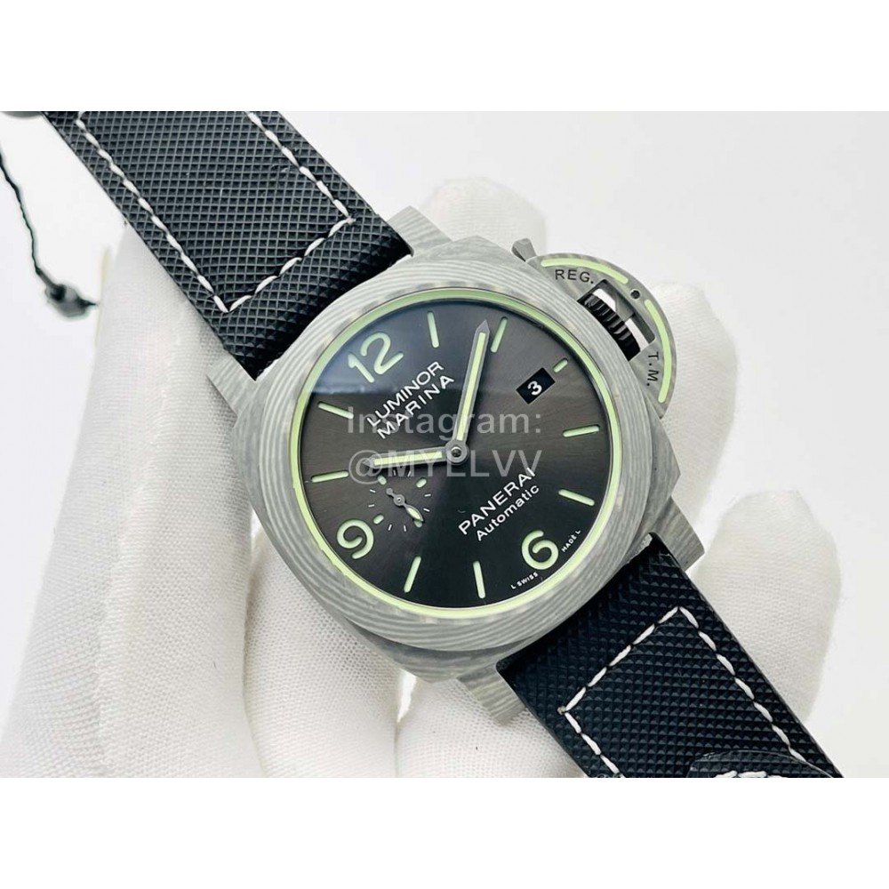 Panerai Vs Factory Carbon Fiber Case 44mm Dial Watch