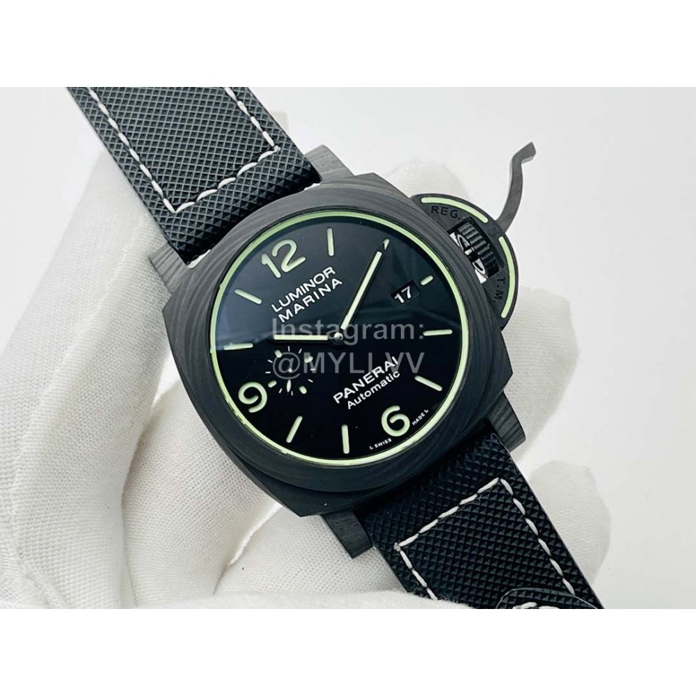 Panerai Vs Factory Carbon Fiber Case Luminous Watch