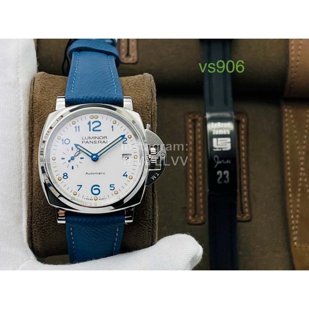 Panerai Vs Factory Ultra Thin Case Leather Strap Watch