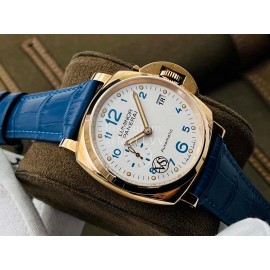 Panerai Vs Factory Blue Leather Strap Watch 