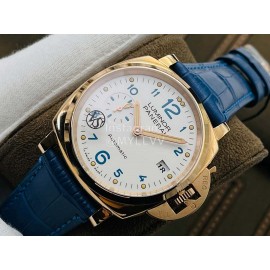 Panerai Vs Factory Blue Leather Strap Watch 