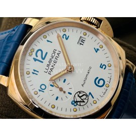 Panerai Vs Factory Blue Leather Strap Watch 