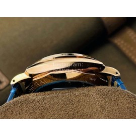 Panerai Vs Factory Blue Leather Strap Watch 