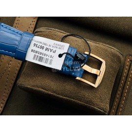 Panerai Vs Factory Blue Leather Strap Watch 