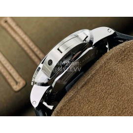 Panerai Vs Factory Black Leather Strap Watch