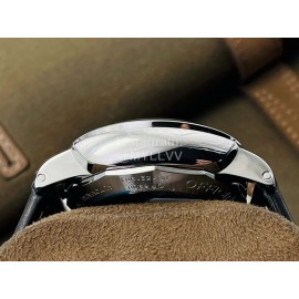 Panerai Vs Factory Black Leather Strap Watch