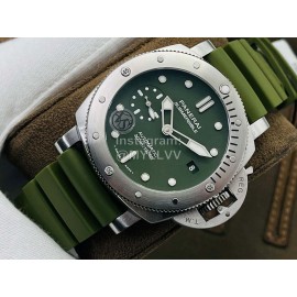 Panerai Vs Factory 42mm Dial Green Strap Watch Pam1055