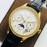 Patek Philippe 35mm Dial Leather Strap Multifunctional Watch Black
