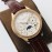 Patek Philippe 35mm Dial Leather Strap Multifunctional Watch Wine Red