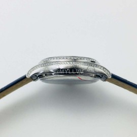 Patek Philippe 35mm Dial Leather Strap Multifunctional Watch