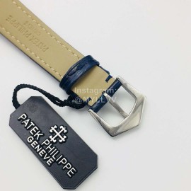 Patek Philippe 35mm Dial Leather Strap Multifunctional Watch