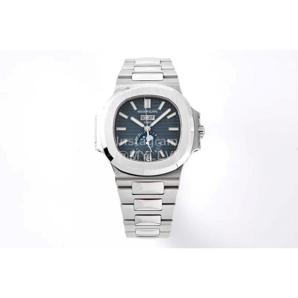 Patek Philippe Nautilus Series Steel Strap Luminous Watch