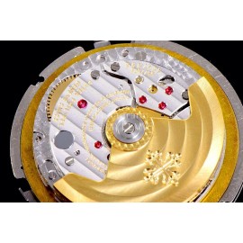 Patek Philippe Nautilus Leather Strap Multifunctional Watch Black