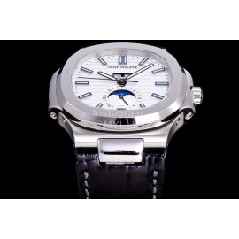 Patek Philippe Nautilus Leather Strap Multifunctional Watch