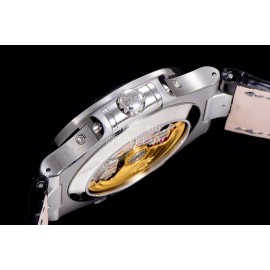 Patek Philippe Nautilus Leather Strap Multifunctional Watch