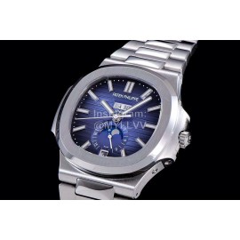 Patek Philippe Nautilus Steel Strap Multifunctional Watch Blue