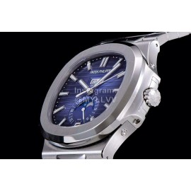 Patek Philippe Nautilus Steel Strap Multifunctional Watch Blue