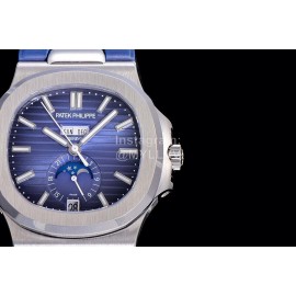 Patek Philippe Nautilus Rubber Strap Multifunctional Watch Blue