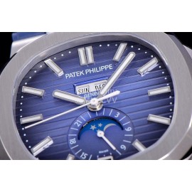 Patek Philippe Nautilus Rubber Strap Multifunctional Watch Blue