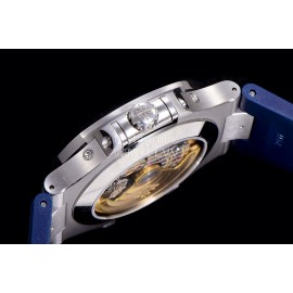 Patek Philippe Nautilus Rubber Strap Multifunctional Watch Blue