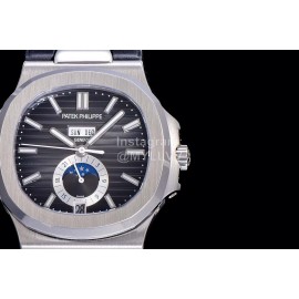 Patek Philippe Nautilus Rubber Strap Multifunctional Watch Black
