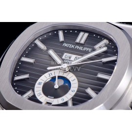 Patek Philippe Nautilus Rubber Strap Multifunctional Watch Black