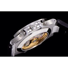 Patek Philippe Nautilus Rubber Strap Multifunctional Watch Black