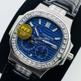 Patek Philippe Pff Factory Diamond 904l Steel 40mm Dial Watch