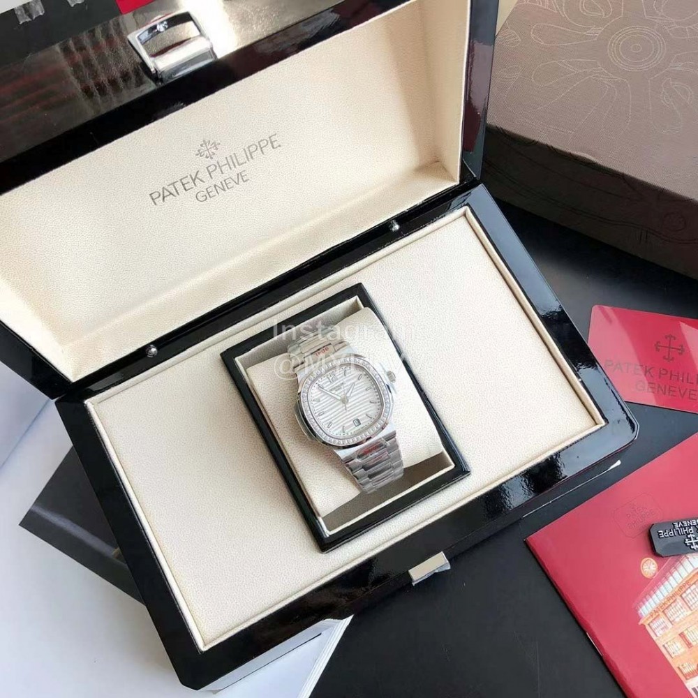 Patek Philippe 316l Steel 40mm Dial Watch White