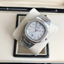 Patek Philippe 316l Steel 40mm Dial Watch White