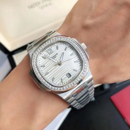 Patek Philippe 316l Steel 40mm Dial Watch White