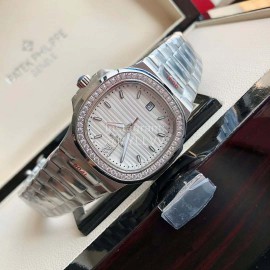 Patek Philippe 316l Steel 40mm Dial Watch White