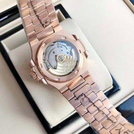 Patek Philippe 316l Steel 40mm Dial Diamond Watch Brown