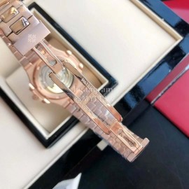 Patek Philippe 316l Steel 40mm Dial Diamond Watch Brown