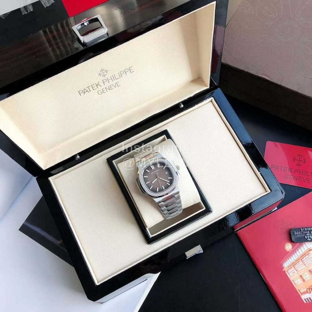 Patek Philippe 316l Steel 40mm Dial Watch Coffee