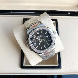 Patek Philippe 316l Steel 40mm Black Dial Watch