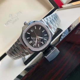 Patek Philippe 316l Steel 40mm Black Dial Watch