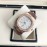Patek Philippe 316l Steel 40mm White Dial Leather Strap Watch