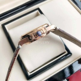 Patek Philippe 316l Steel 40mm White Dial Leather Strap Watch