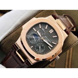 Patek Philippe Pff Factory New Leather Strap Multifunctional Watch