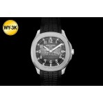 Patek Philippe Wy-3k Factory Black Rubber Strap Watch