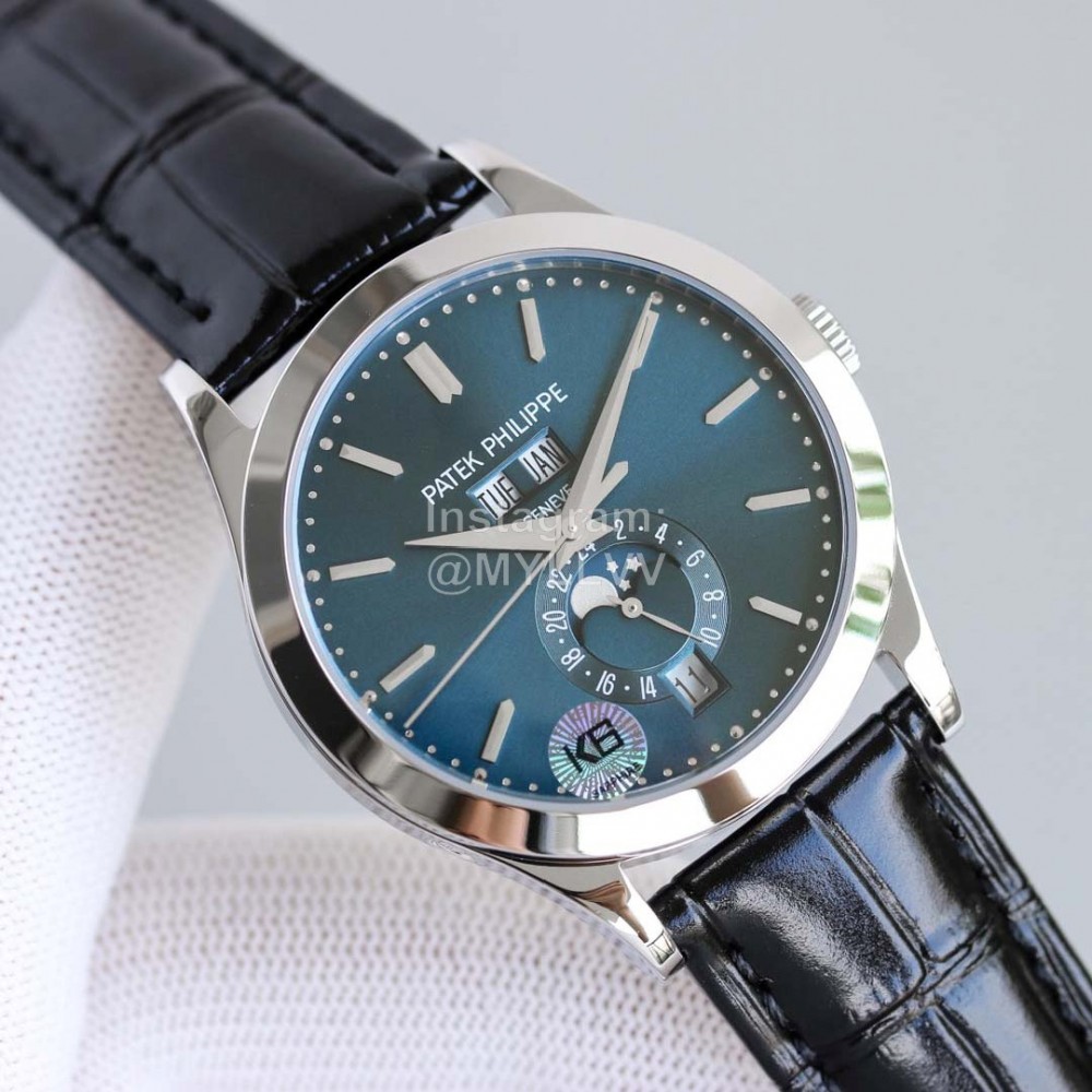 Patek Philippe New Leather Strap Multifunctional Watch