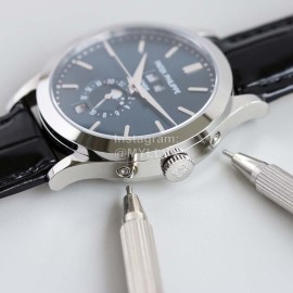 Patek Philippe New Leather Strap Multifunctional Watch