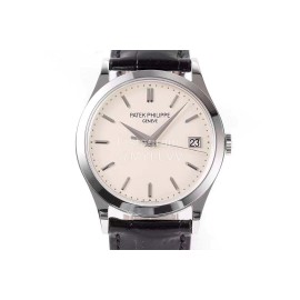 Patek Philippe 38mm Dial Leather Strap Watch
