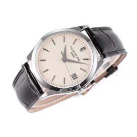 Patek Philippe 38mm Dial Leather Strap Watch