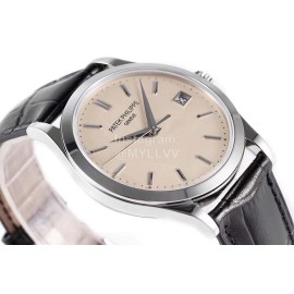Patek Philippe 38mm Dial Leather Strap Watch
