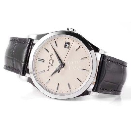 Patek Philippe 38mm Dial Leather Strap Watch