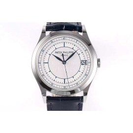Patek Philippe New 38mm Dial Leather Strap Watch