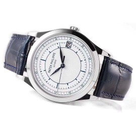 Patek Philippe New 38mm Dial Leather Strap Watch